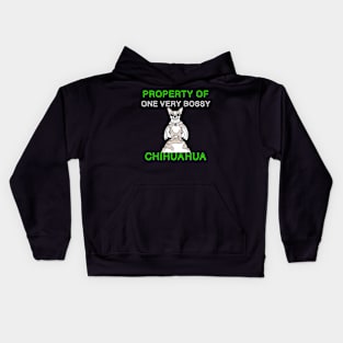 Funny Property of One Very Bossy Chihuahua Kids Hoodie